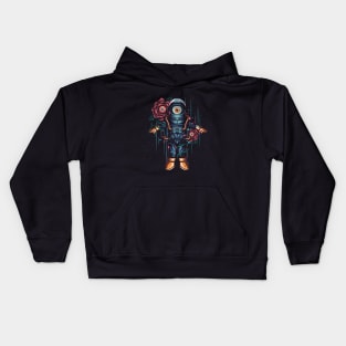 Astronaut and the rose Kids Hoodie